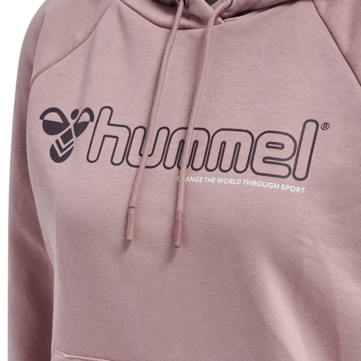 hmlNONI HOODIE, WOODROSE, packshot