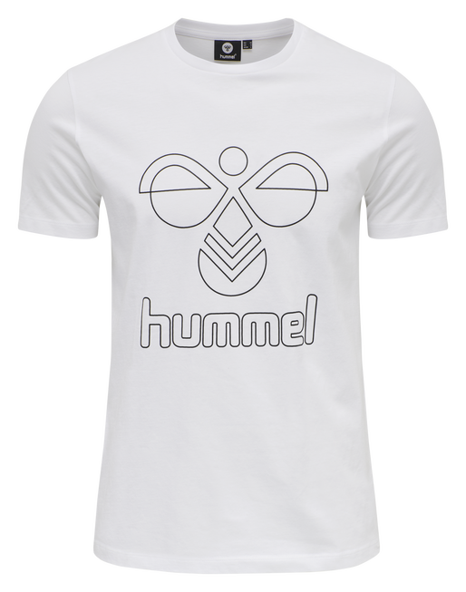hmlPETER T-SHIRT S/S, WHITE, packshot