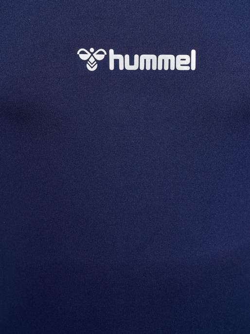 hmlBL PERFORMANCE TEE L/S KIDS, MARINE, packshot