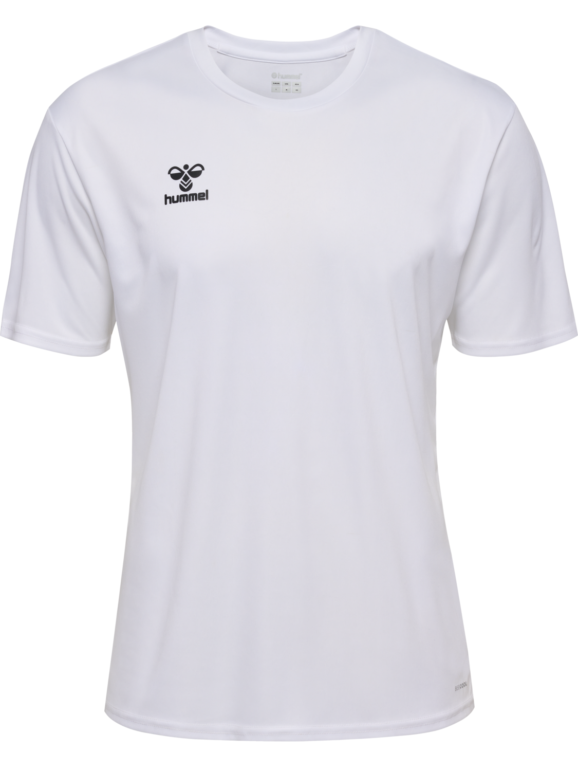 hmlESSENTIAL JERSEY S/S, WHITE, packshot