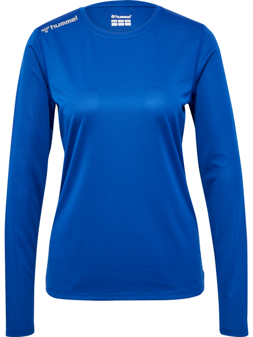 hmlRUN JERSEY L/S WOMAN, TRUE BLUE, packshot