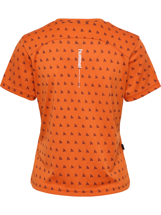 hmlFAST WORKOUT W T-SHIRT S/S, DUSTY ORANGE, packshot