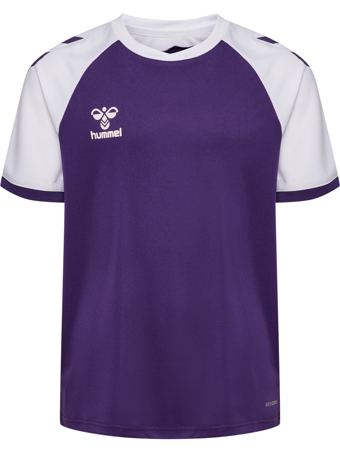 hmlMATCH LEAGUE JERSEY S/S KIDS, ACAI/WHITE, packshot