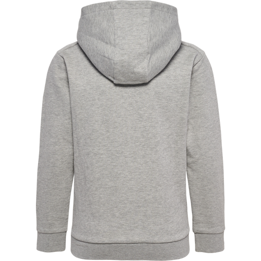 hmlOFFGRID HOODIE KIDS, GREY MELANGE, packshot