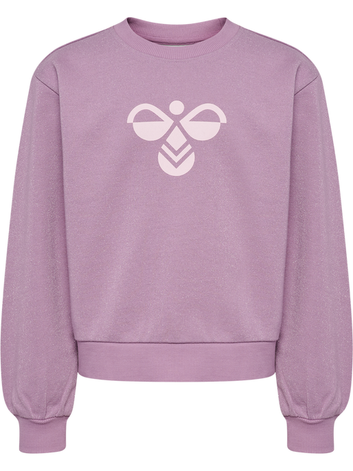 hmlJR MUSSE SWEATSHIRT, LAVENDER MIST hmlJR MUSSE SWEATSHIRT, LAVENDER MIST, packshot