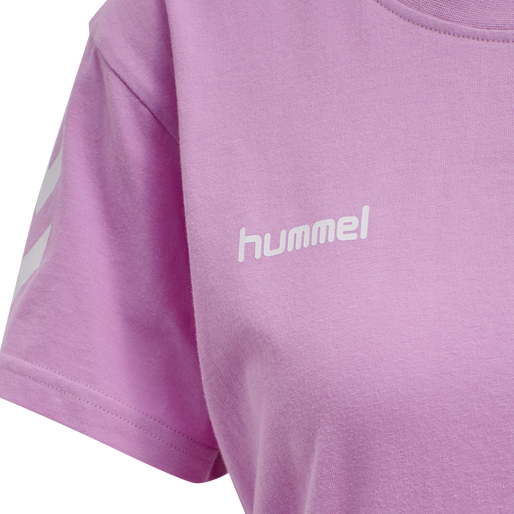 HMLGO COTTON T-SHIRT WOMAN S/S, ORCHID, packshot