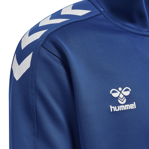 hmlCORE XK HALF ZIP POLY SWEAT, TRUE BLUE, packshot