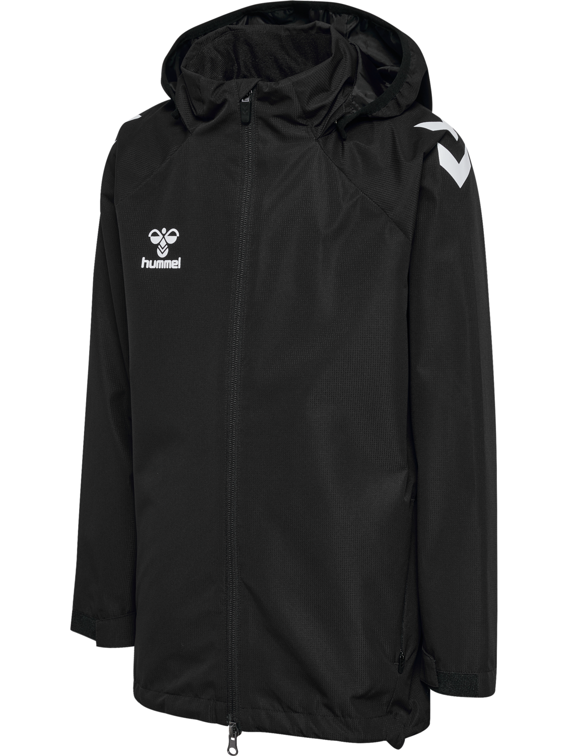 hmlLEAD 2.0 ALL-WEATHER JACKET KIDS, BLACK, packshot