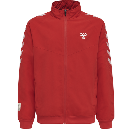 hmlGG12 TRACK JACKET KIDS, AURA ORANGE, packshot