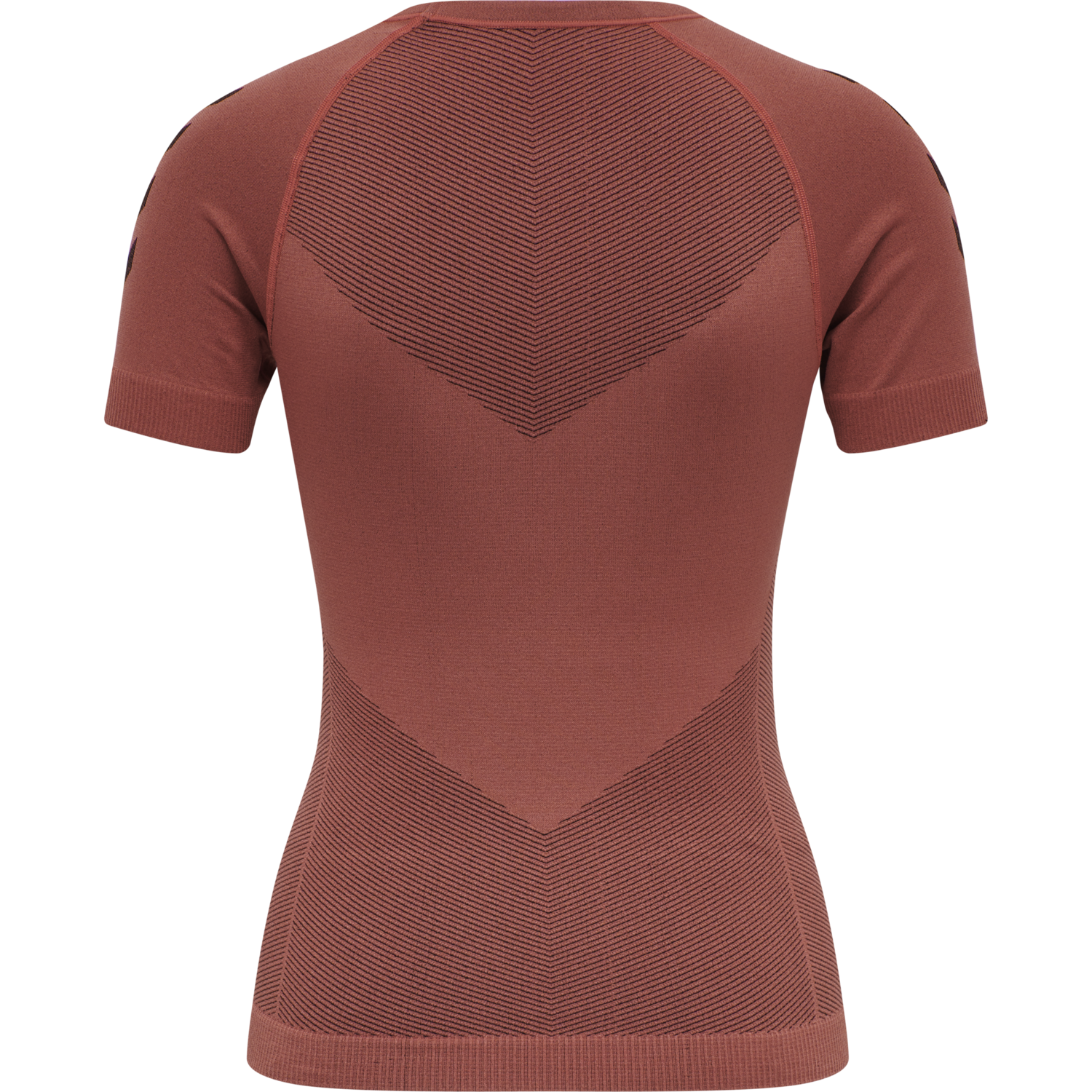 HUMMEL FIRST SEAMLESS JERSEY S/S WOMAN, MARSALA, packshot