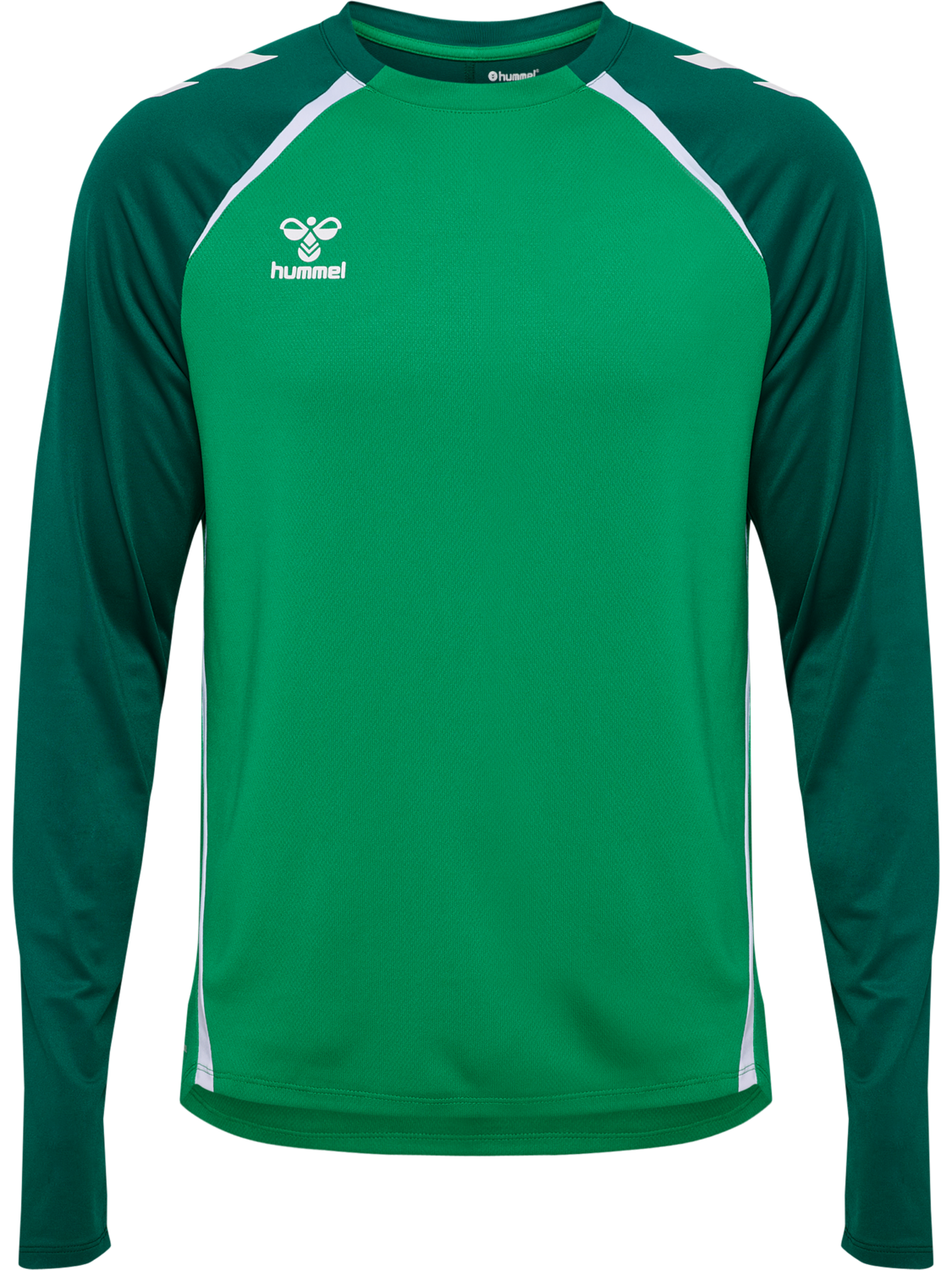 hmlLEAD 2.0 CREW SWEAT, JELLY BEAN/EVERGREEN, packshot