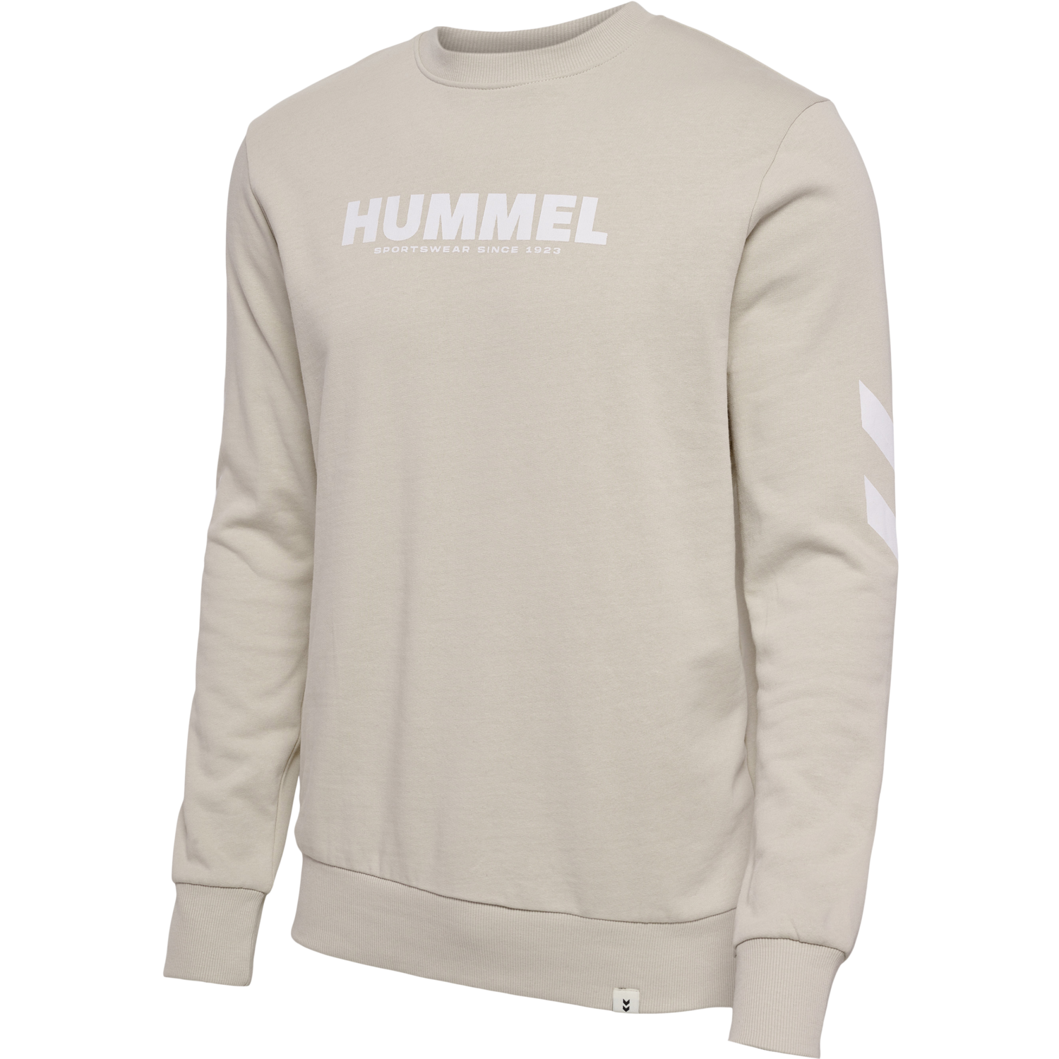 hmlLEGACY SWEATSHIRT, PUMICE STONE, packshot