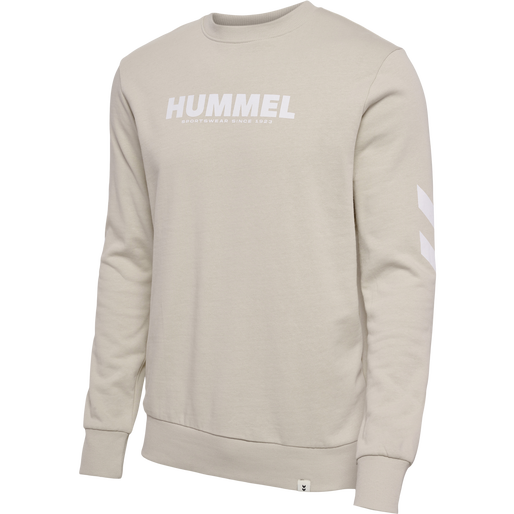 hmlLEGACY SWEATSHIRT, PUMICE STONE, packshot