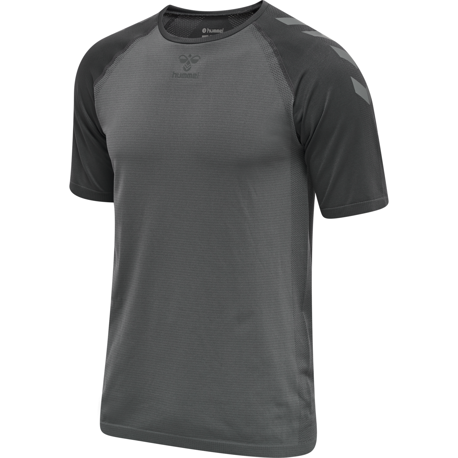 hmlPRO GRID SEAMLESS S/S, FORGED IRON/QUIET SHADE, packshot