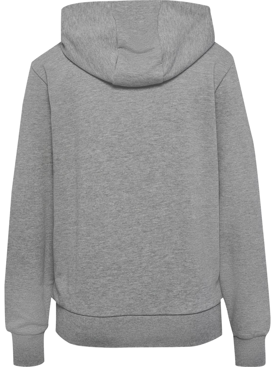 hmlPULSE W SWEAT HOODIE, GREY MELANGE, packshot