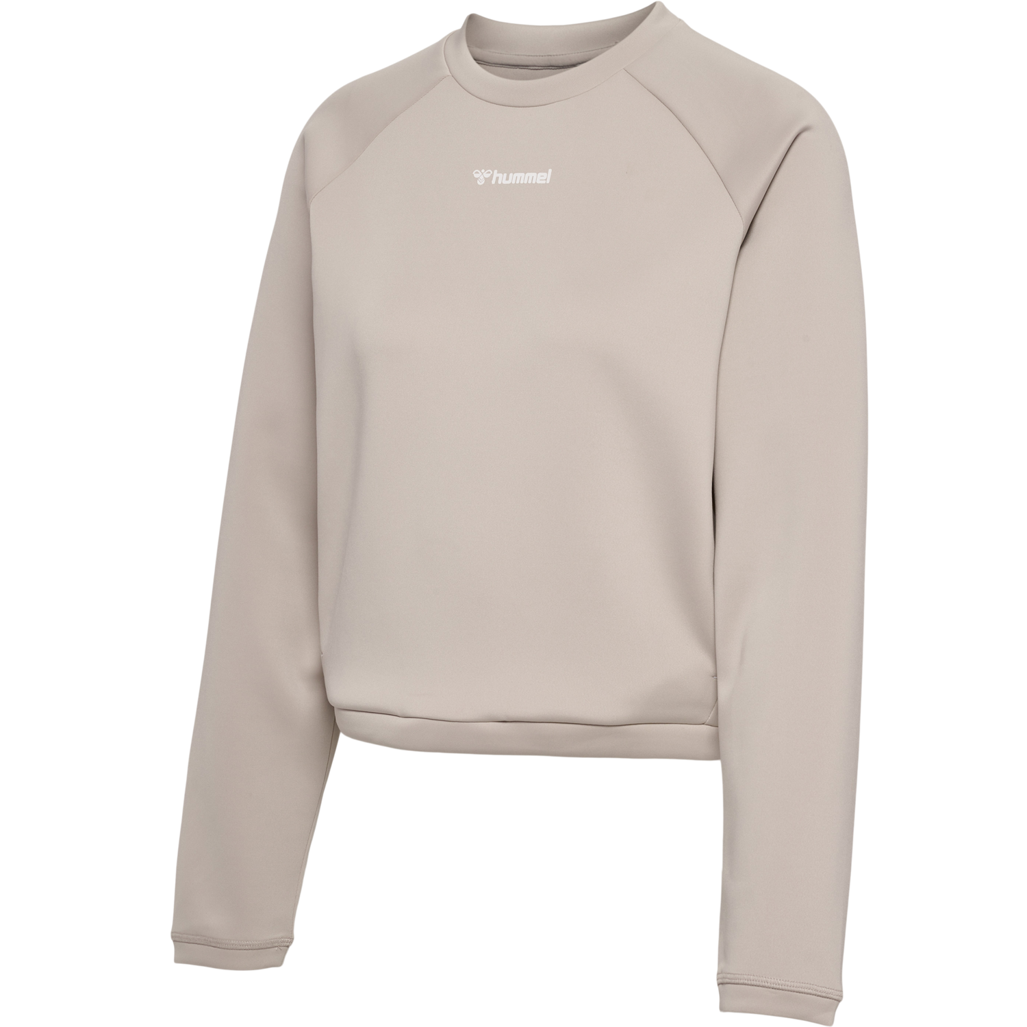 hmlMT KALU SHORT SWEATSHIRT, CHATEAU GRAY, packshot