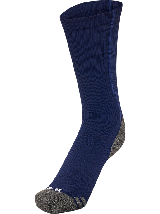 hmlPRO TRAINING SOCKS HIGH, MARINE/WHITE, packshot