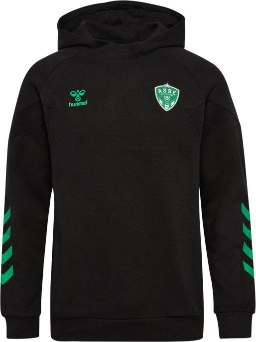 ASSE 23/24 TRAVEL HOODIE, BLACK, packshot
