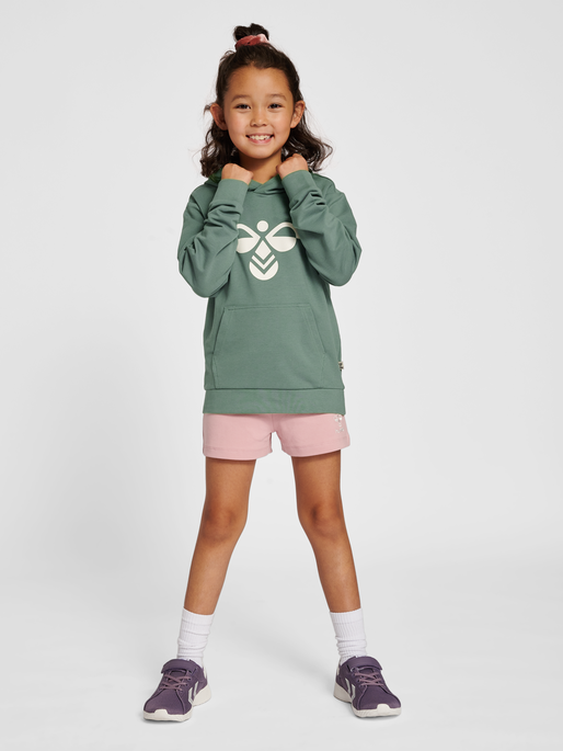 hmlCUATRO HOODIE, LAUREL WREATH, model