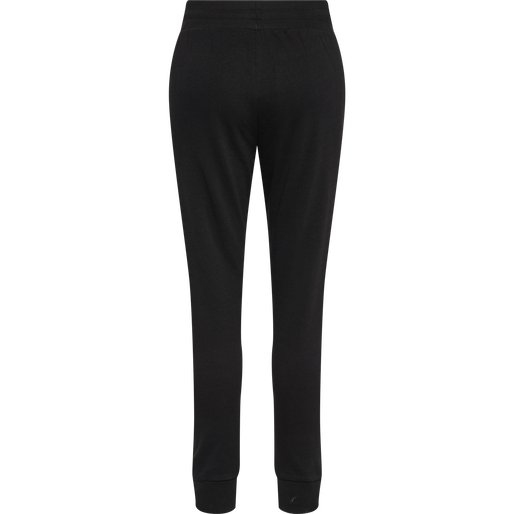 hmlBOOSTER TAPERED WOMAN PANTS, BLACK, packshot