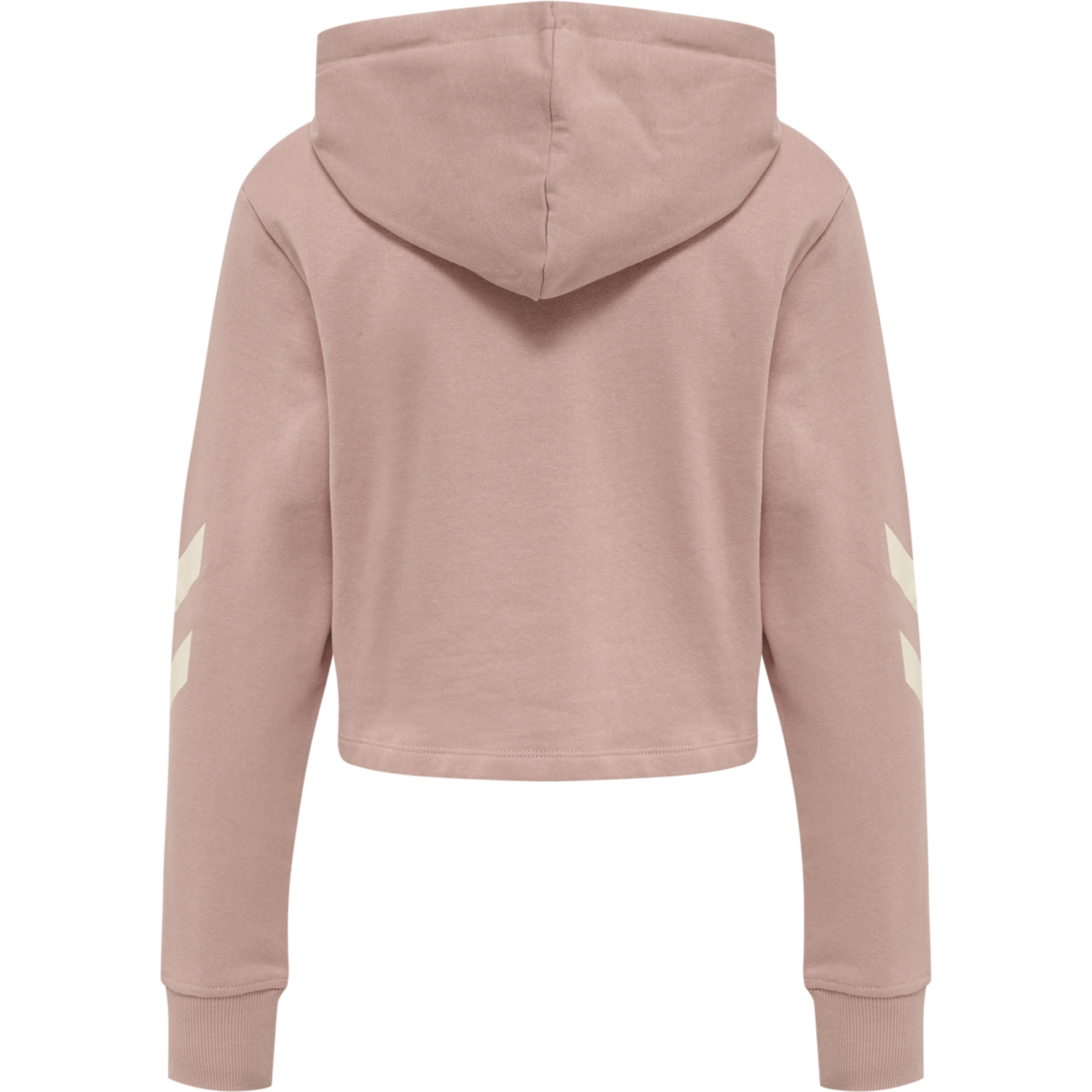 hmlLEGACY WOMAN CROPPED HOODIE, WOODROSE, packshot
