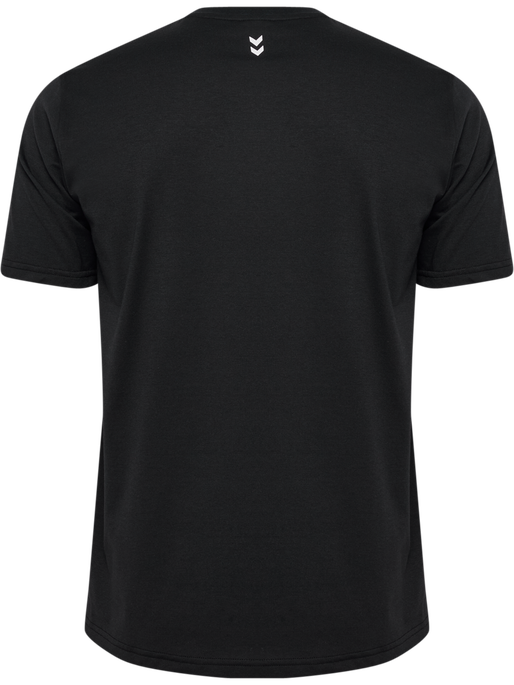 hmlPULSE GRAPHIC T-SHIRT S/S, BLACK hmlPULSE GRAPHIC T-SHIRT S/S, BLACK, packshot