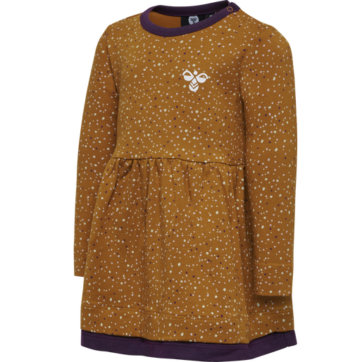 hmlDORY DRESS L/S, PUMPKIN SPICE, packshot