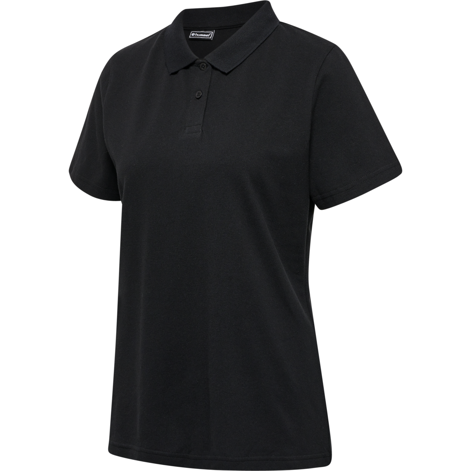 hmlRED STRETCH POLO WOMAN, BLACK, packshot