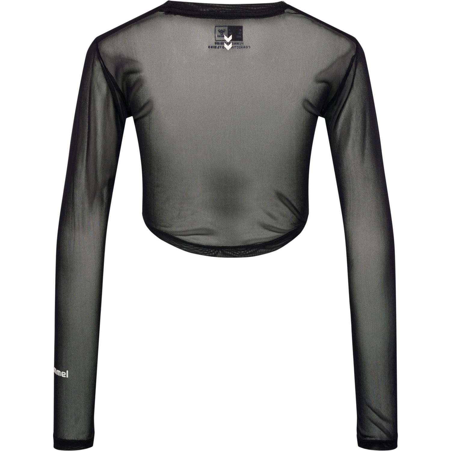 hmlMT FIERCE MESH T-SHIRT L/S, BLACK, packshot