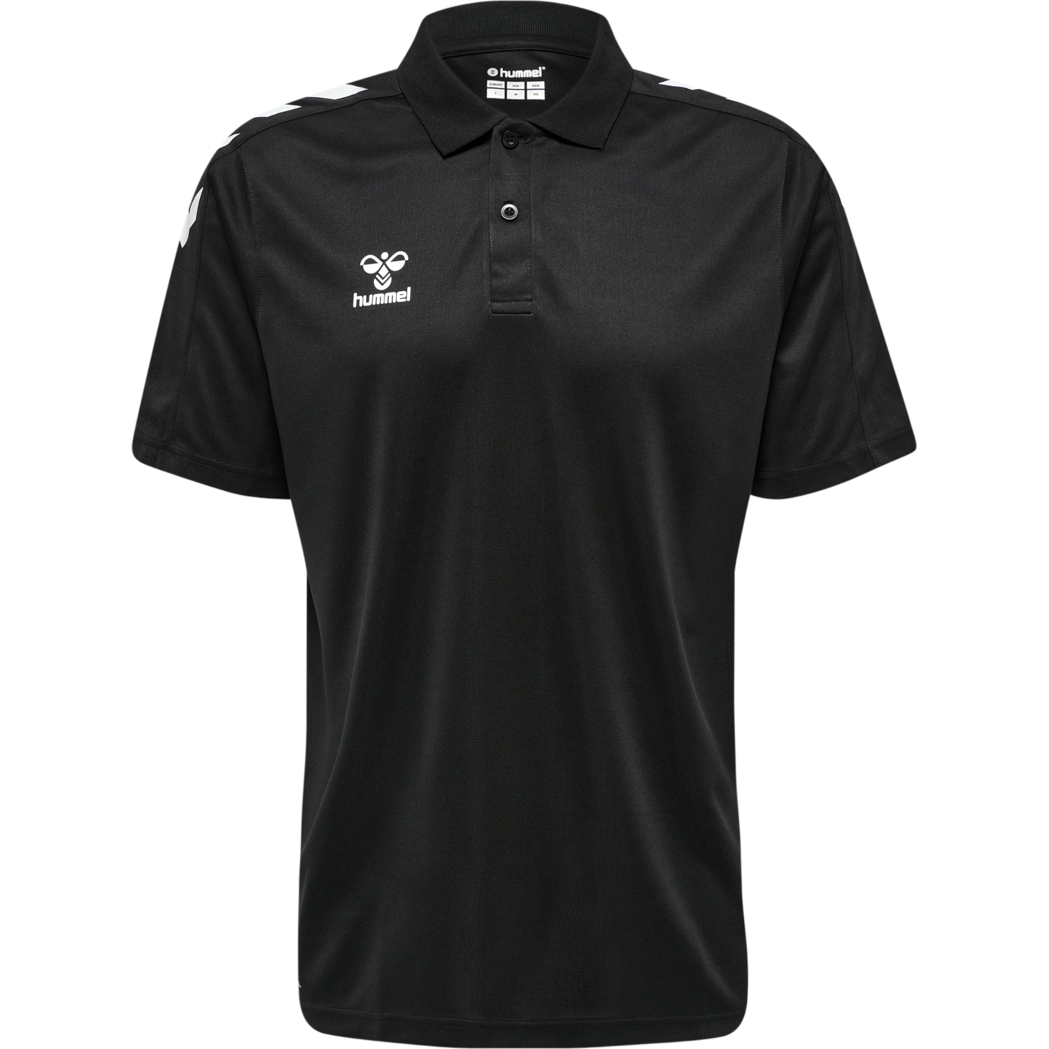 hmlCORE XK FUNCTIONAL POLO, BLACK, packshot