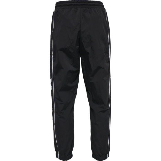 hmlLGC WALTER WOV REGULAR PANTS, BLACK, packshot