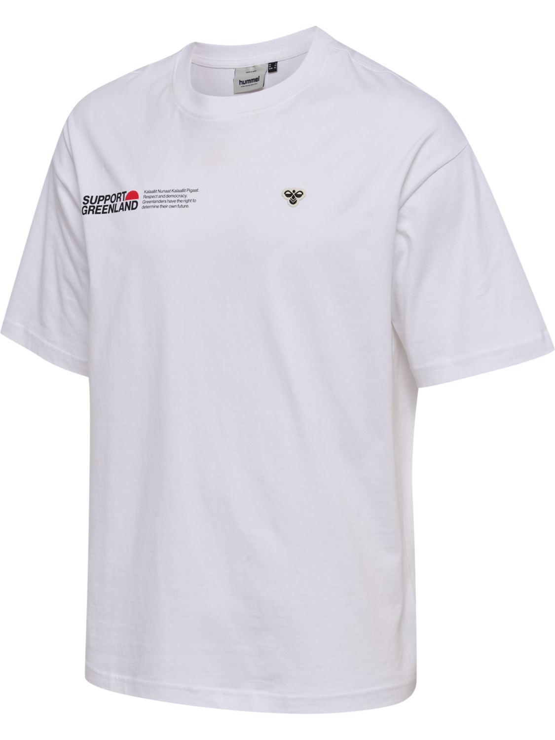 hmlGREENLAND T-SHIRT S/S, WHITE, packshot