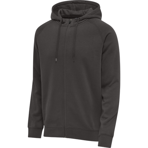 hmlRED CLASSIC ZIP HOODIE, RAVEN, packshot