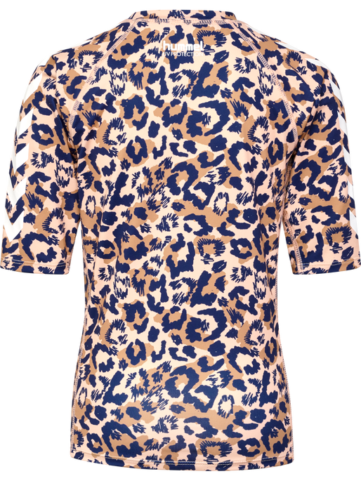 hmlLUCIA SWIM TEE, PEACH PARFAIT hmlLUCIA SWIM TEE, PEACH PARFAIT, packshot