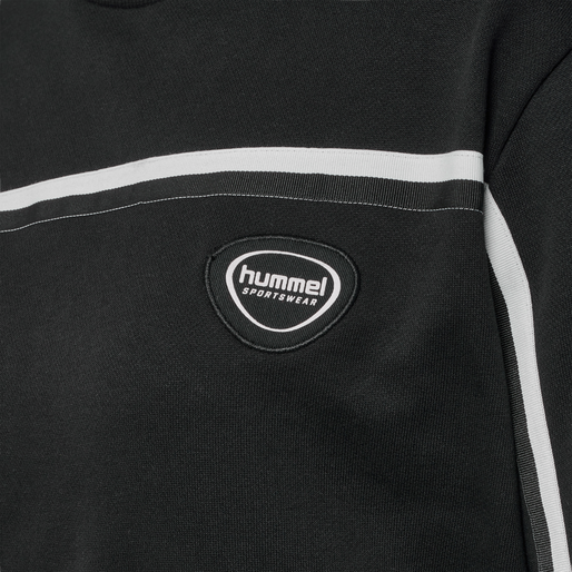 hmlLGC MAI BOXY SWEATSHIRT, BLACK hmlLGC MAI BOXY SWEATSHIRT, BLACK, packshot