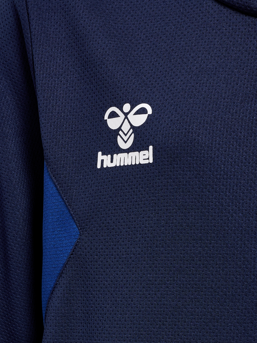 hmlAUTHENTIC PL ZIP HOODIE KIDS, MARINE, packshot