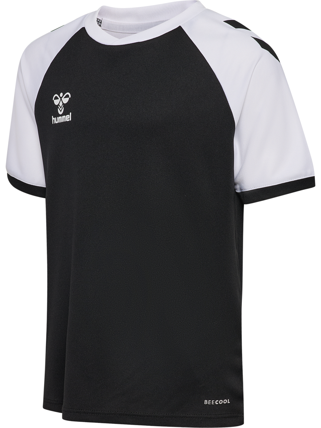 hmlMATCH LEAGUE JERSEY S/S KIDS, BLACK/WHITE, packshot