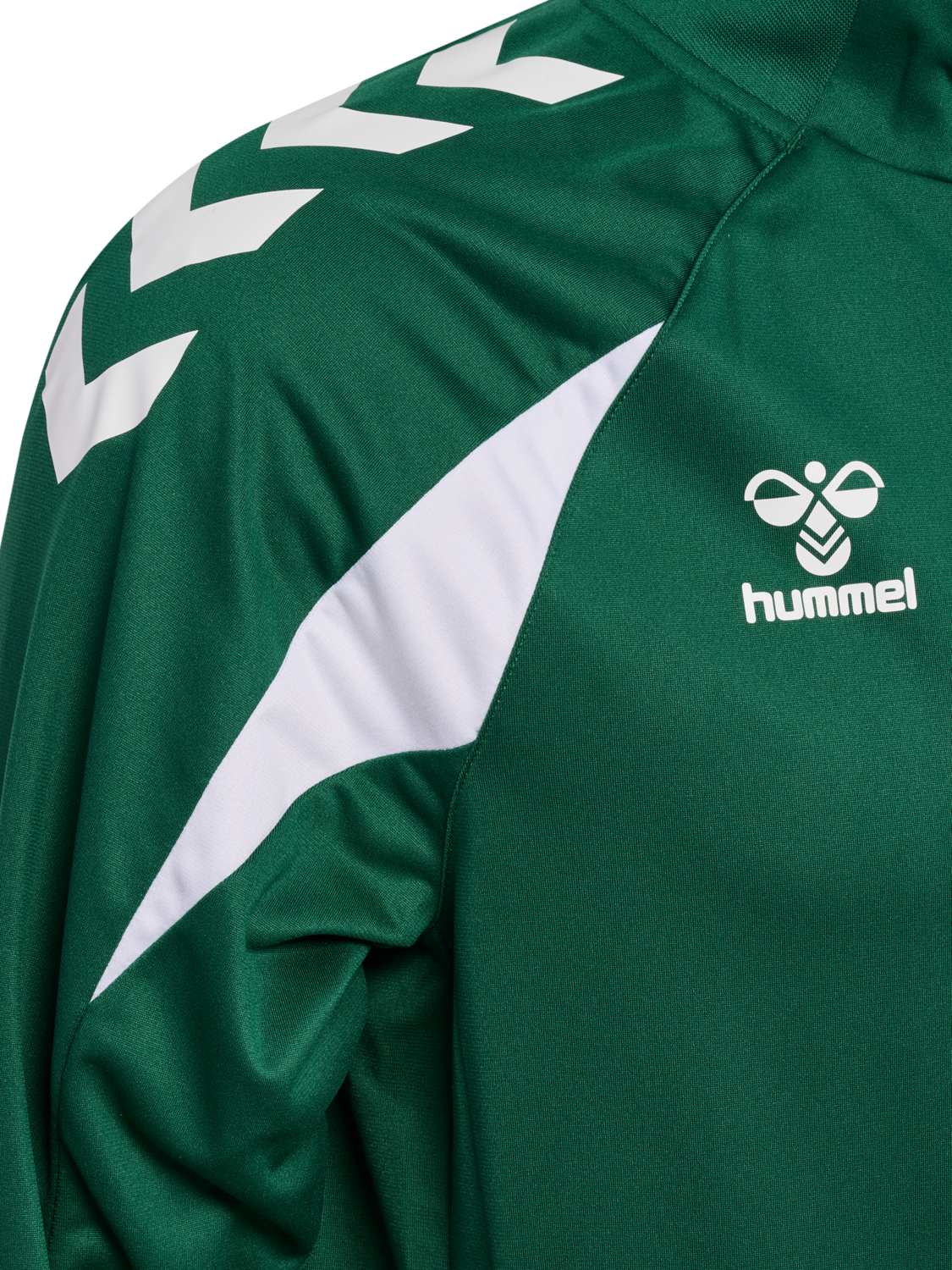 hmlCORE 2.0 TRACK ZIP JACKET, EVERGREEN/WHITE, packshot