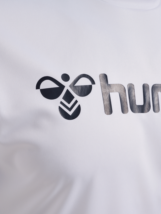 hmlLOGO JERSEY S/S, WHITE, packshot