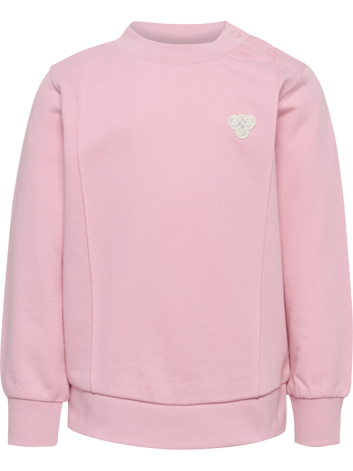 hmlMINI REG PINTUCK SWEATSHIRT, PINK NECTAR, packshot