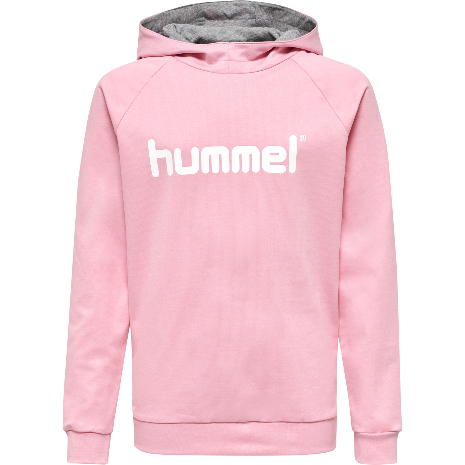 HMLGO KIDS COTTON LOGO HOODIE, COTTON CANDY, packshot