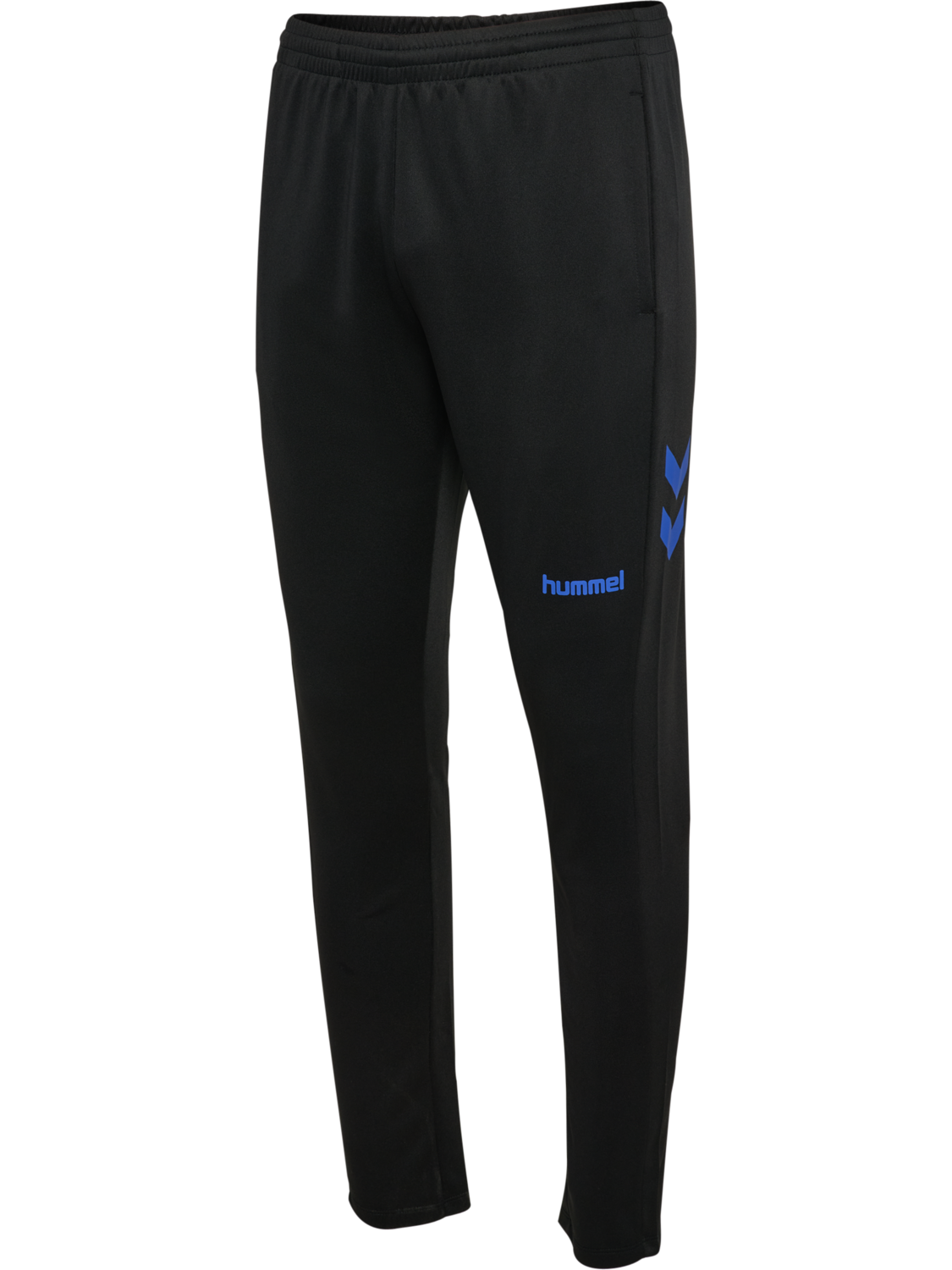 hmlBLAZE CLUB 26 PANTS, BLACK/BLUE, packshot