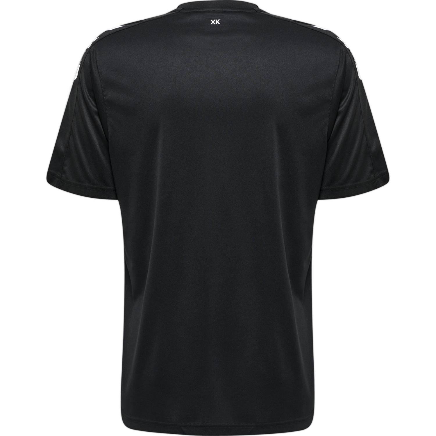 hmlCORE XK STRIPED JERSEY S/S, BLACK/WHITE, packshot