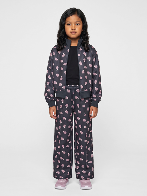 hmlJR REG POLY GYM ZIP JACKET, OMBRE BLUE, model