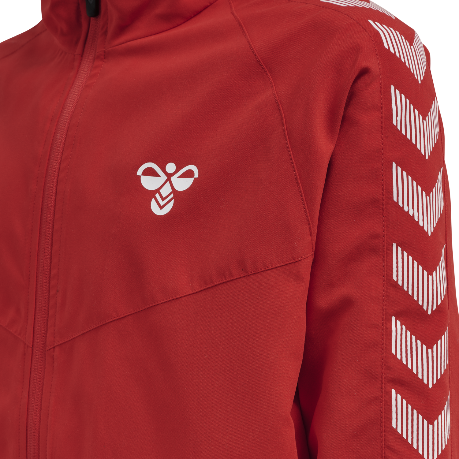 hmlGG12 TRACK JACKET KIDS, AURA ORANGE, packshot