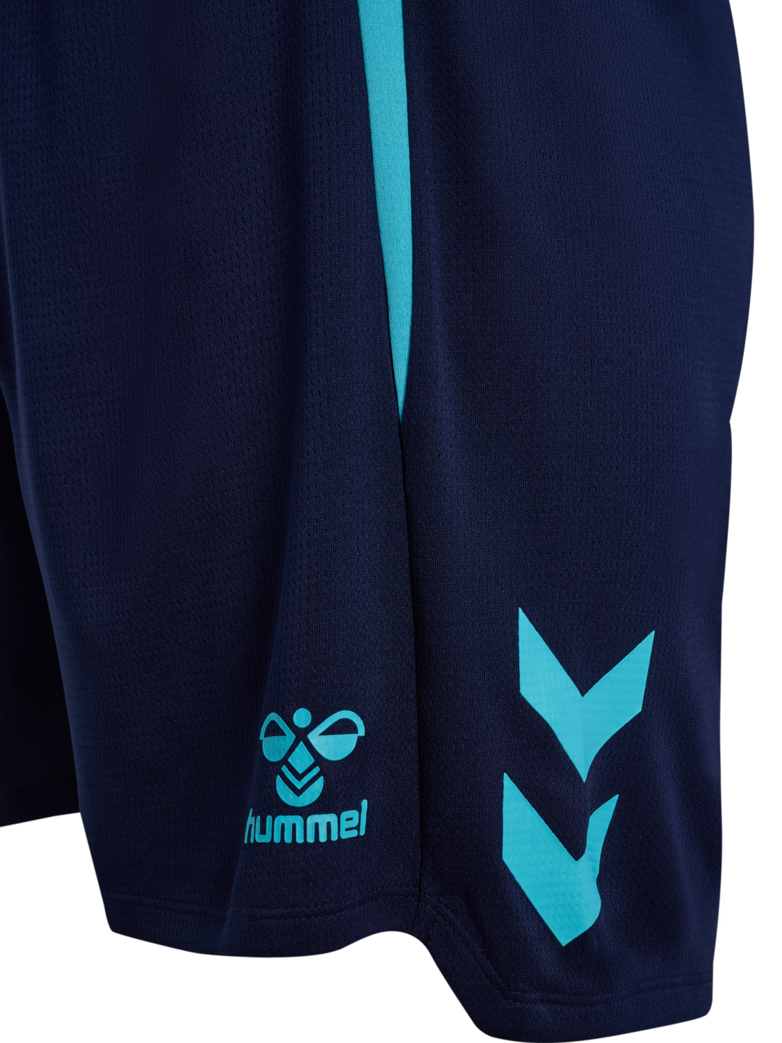 hmlLEAD 2.0 SHORTS, MARINE/BLUE FISH, packshot
