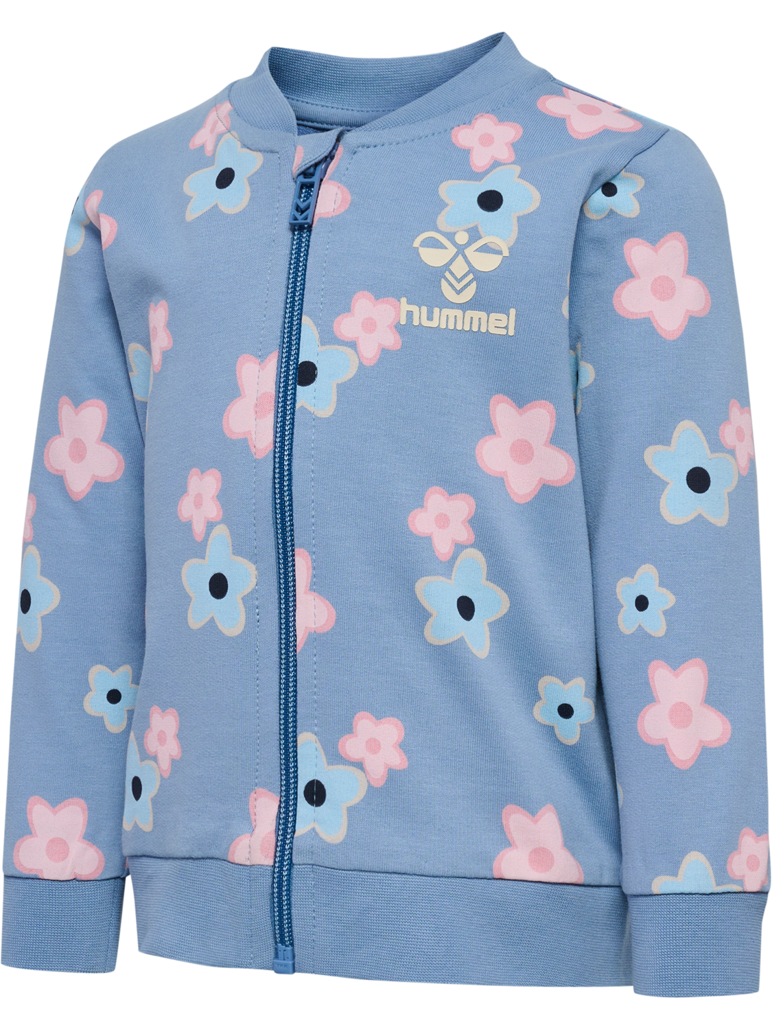 hmlRINNA ZIP JACKET, FADED DENIM, packshot