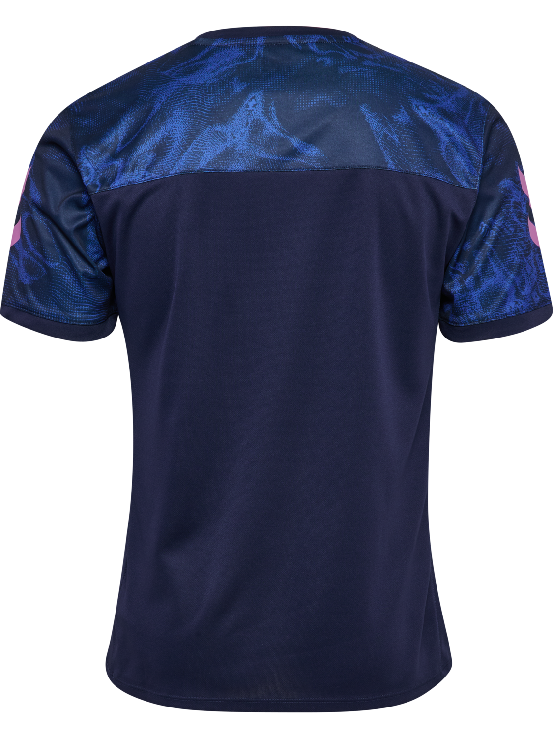 hmlBLAZE CLUB 26 GRAPHIC TEE, MARINE/DAZZLING BLUE, packshot