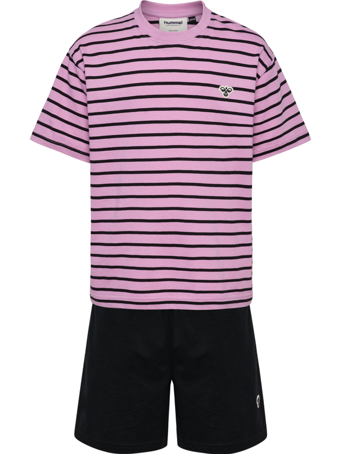 hmlJR LOOSE STRIPED SET BEE, SMOKY GRAPE, packshot