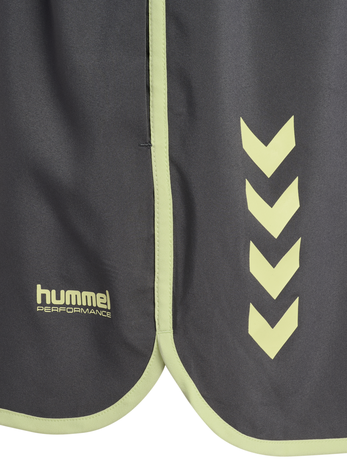 hmlPULSE HERITAGE SHORTS, BLACKENED PEARL, packshot